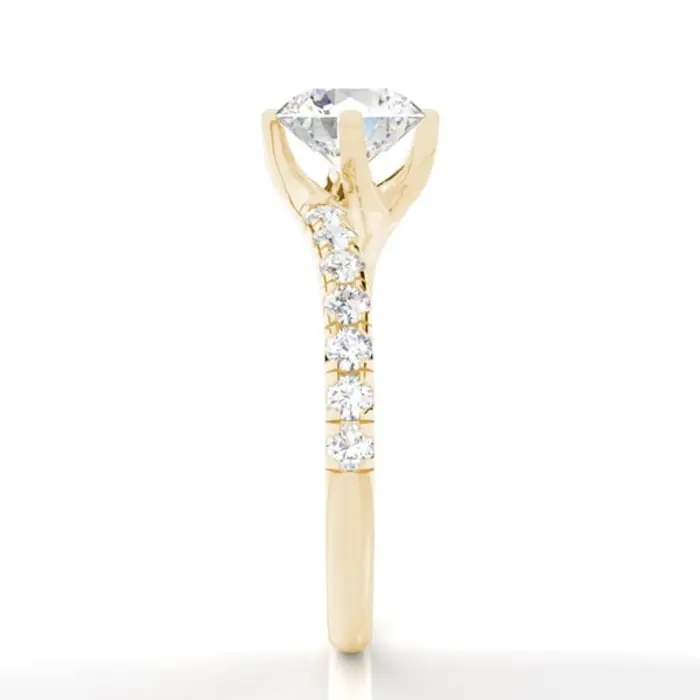 Polished natural diamond