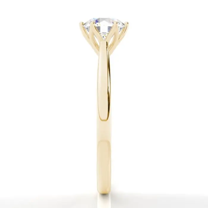 Polished natural diamond