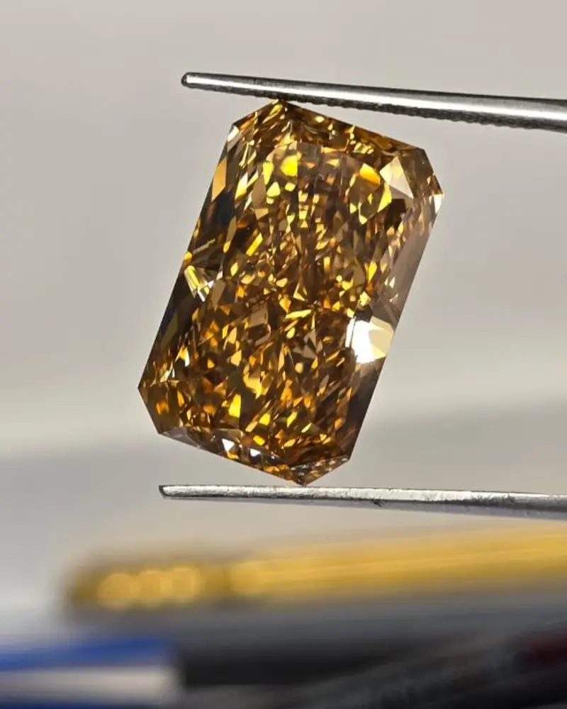 Inside the Dritika Diamond polishing factory in Surat